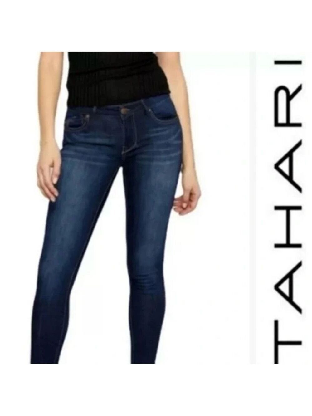 Tahari Chloe Fit Solution Plus Size Skinny Jeans